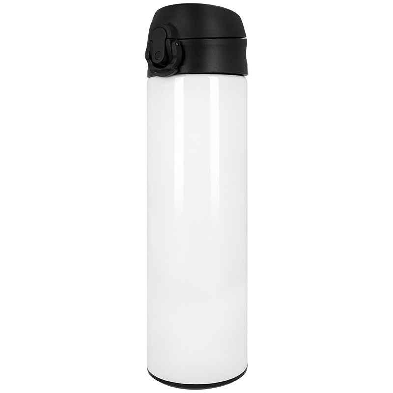 Termo 500ml acero inoxidable blanco para sublimación