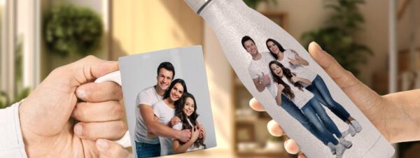 Cómo personalizar tazas y botellas a partir de fotos