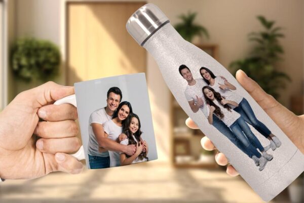 Cómo personalizar tazas y botellas a partir de fotos