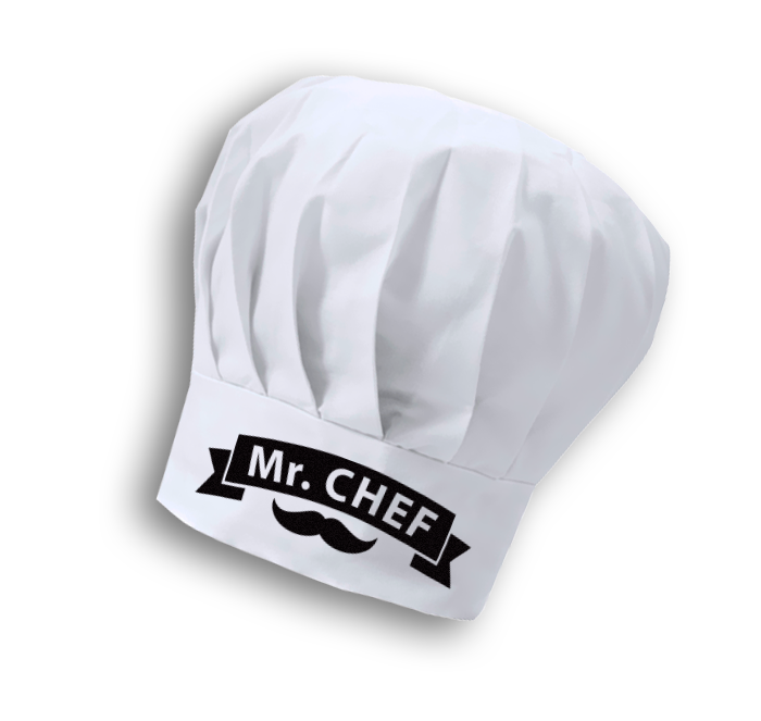 Gorro de cocina personalizado día del padre