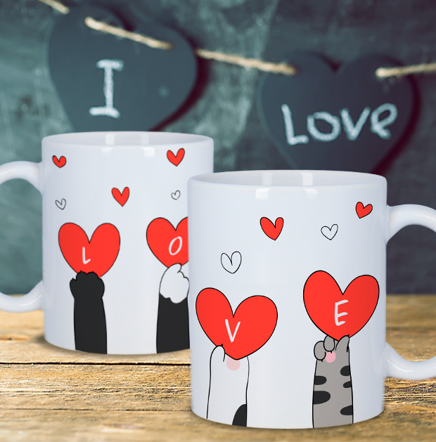 taza personalizada san valentin