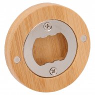 Bamboo Bottle Opener with Magnet