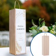 Box for Wine Bottle & Sublimable Covers
