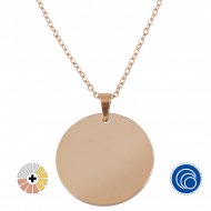 Round Medal Necklaces for Engraving
