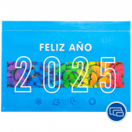 Faldillas calendarios mensuales 2025