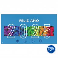 Faldillas calendarios mensuales 2025