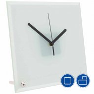 Sublimable Frosted Glass Clock Photo Panels