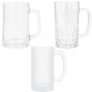 Sublimable Glass Beer Steins