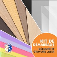 Kit de matériaux pour découpe et gravure laser