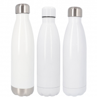 Sublimation Stainless Steel Water Bottles - White