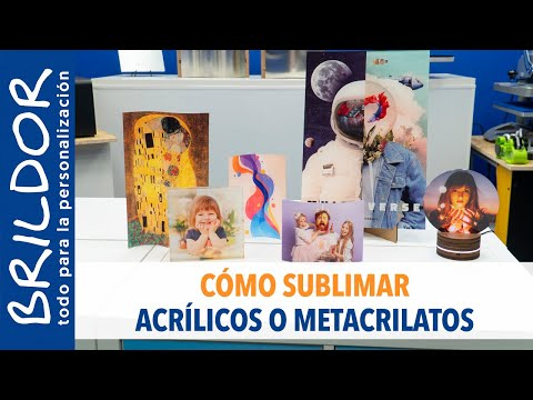 How to Sublimate Acrylic or Methacrylate Step by Step