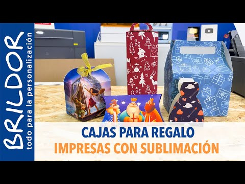 CAJAS para REGALO IMPRESIONANTES con SUBLIMACIÓN