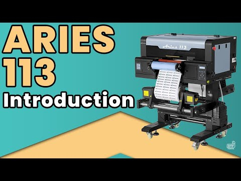 Introducing the Aries 113 UV DTF Printer