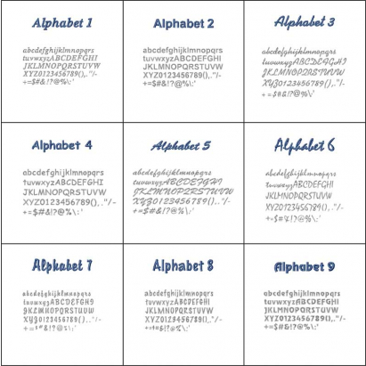 embird alphabets