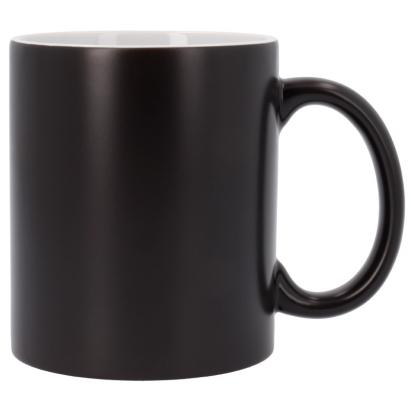 Mug noir magique personnalisable avec photo
