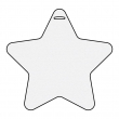 Sublimable Felt Christmas Hanging Ornament - Star