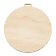 Sublimable Natural Wood Christmas Hanging Ornament - Ball Ø8cm