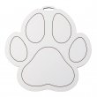 Sublimable Hanging Christmas Ornament Pet Paw MDF 3 - Pack 4 pcs