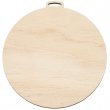 Adorno colgante navideño madera natural sublimable - Bola Ø10cm