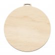 Adorno colgante navideño madera natural sublimable - Bola Ø8cm