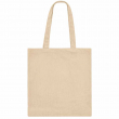 Tote bag en velours côtelé sublimable à longues anses - Beige