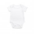 Body infantil para sublimación tacto algodón de manga corta Talla 0-3 meses