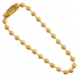 Gold - Steel Ball Chain Ø2,4mm 10cm - Pack 50 units