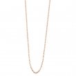 Chain for Necklace 1mm 45+5cm - Rose gold