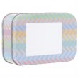 Multicoloured Metal Box with Photo Frame 4,5x6cm