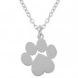 Collier pendentif pour animaux à graver - Empreinte argent