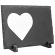 Sublimable Slate Photo Panel for Engraving 15x20cm - Heart