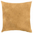 Housse de coussin simili cuir sublimable Camel