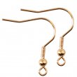 Gold Earring Hook - Pack of 50 pcs