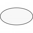 Sublimable MDF3 Wood Badge - Oval 7.5x4cm