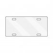 Sublimation Aluminium USA License Plate 15x7.5cm  - White Gloss