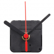 Clock movement with straight black hands 55mm - Panel Ø110mm up to 10mm thickness