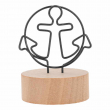 Wooden Base Memo Clip - Anchor