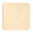 Sublimable Natural Wood Clock Panel 5mm - Square 23x23cm