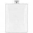 Sublimable Stainless Steel Hip Flask - White