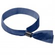 Pulsera de tela sublimable con cierre de seguridad - Azul