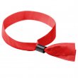 Bracelet en tissu sublimable avec fermoir de sécurité - Rouge
