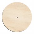 Sublimable Natural Wood Round Clock Ø13cm