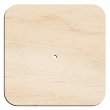 Reloj de madera natural cuadrado 13x13cm sublimable