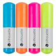 Set of 4 Fluorescent Silhouette Markers