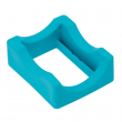 Soporte de silicona Azul turquesa para personalizar objetos cilíndricos