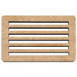 MDF Coaster Holder 10mm - 6 Slots