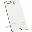 Support pour téléphone portable Love sublimable de 10x20cm