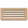 MDF Coaster Holder 10mm - 4 Slots