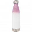 Sublimation Water Bottle - Gradient Effect - 500ml - Lilac - Inox Base