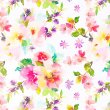 Large Flowers Pattern Adhesive Vinyl - 30x60cm Sheet